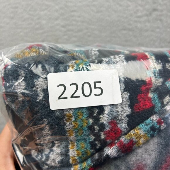 One World Jacket Womens Small Aztec Tribal Print Frog Closure Boho Mock Neck - Picture 6 of 6